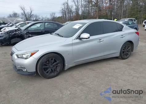 2015 Infiniti Q50 Premium/Sport z USA, uszkodzony, nr VIN JN1BV7AR7FM418317